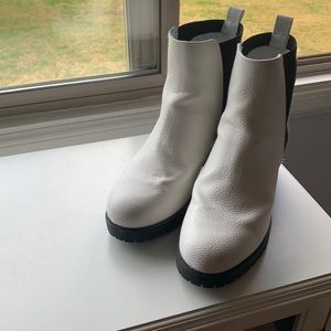 MIA white boots